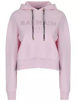 Худи хлопковое BALMAIN
