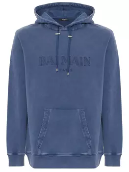 Худи хлопковое BALMAIN