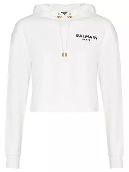 Худи хлопковое BALMAIN