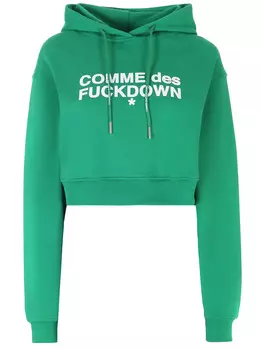 Худи хлопковое COMME DES FUCKDOWN