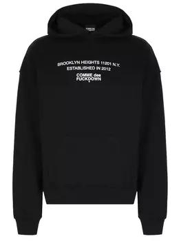 Худи хлопковое COMME DES FUCKDOWN