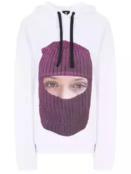 Худи хлопковое с принтом