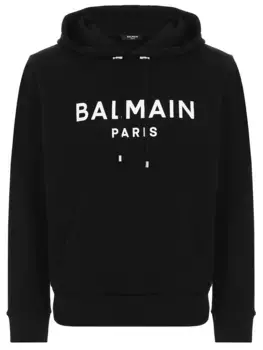 Худи хлопковое с принтом