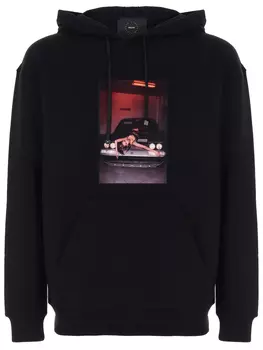 Худи хлопковое с принтом LIMITATO