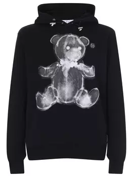 Худи хлопковое с принтом PHILIPP PLEIN
