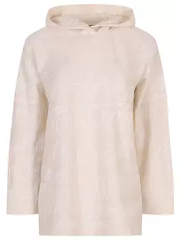 Худи из хлопка и вискозы AND THE BRAND