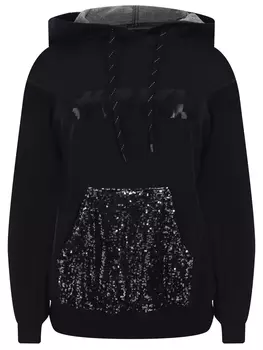 Худи с пайетками KARL LAGERFELD