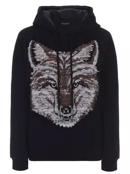 Худи шерстяное с принтом 2YOUNG4U