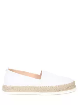 Эспадрильи кожаные