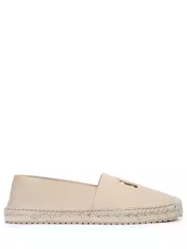 Эспадрильи кожаные