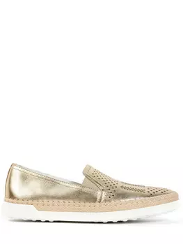 Эспадрильи кожаные TOD`S