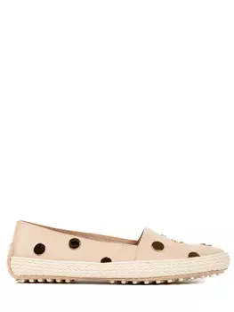 Эспадрильи кожаные TOD`S