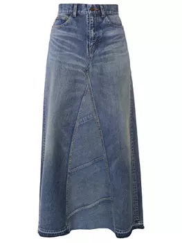 Юбка джинсовая SAINT LAURENT