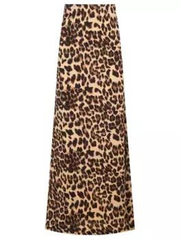 Юбка-годе с принтом