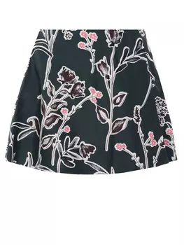 Юбка хлопковая с принтом MARNI