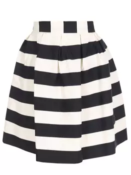 Юбка хлопковая в полоску L'EDITION