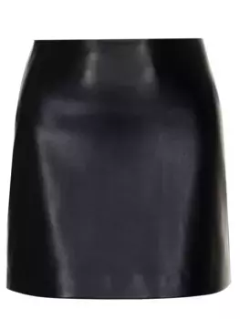 Юбка из экокожи