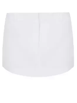 Юбка из хлопка и льна