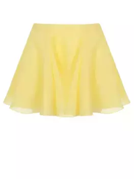 Юбка из шелка и льна