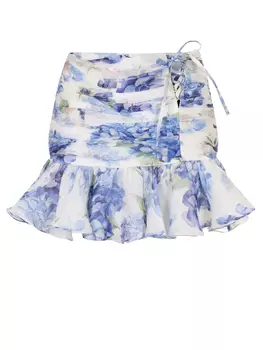 Юбка из шелка и льна Veronique YVON