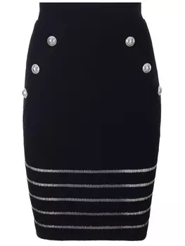 Юбка из вискозы BALMAIN