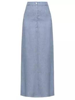 Юбка из вискозы и льна PANICALE