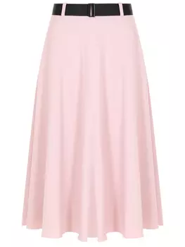 Юбка из вискозы и шерсти VASSA&CO