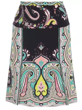 Юбка из вискозы с принтом ETRO