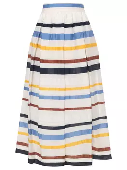 Юбка изо льна и хлопка SARA ROKA