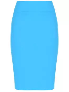 Юбка-карандаш однотонная