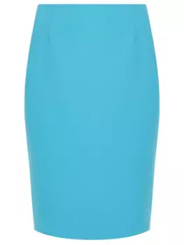 Юбка-карандаш однотонная