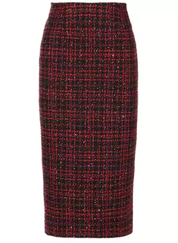 Юбка-карандаш в клетку