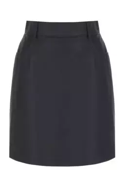 Юбка кожаная