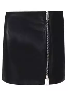 Юбка кожаная