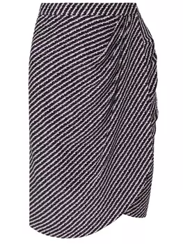 Юбка-миди асимметричного кроя