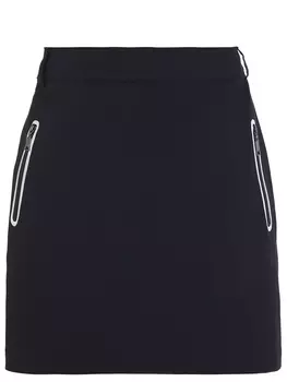 Юбка-мини однотонная