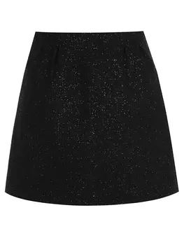 Юбка-мини с люрексом SELF-PORTRAIT