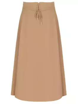 Юбка однотонная