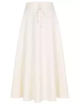 Юбка однотонная