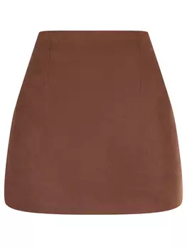 Юбка однотонная