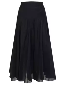 Юбка однотонная