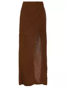 Юбка однотонная