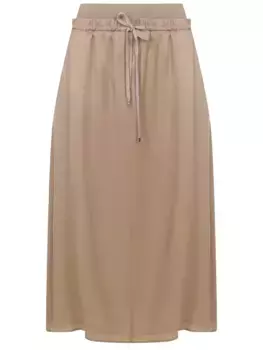 Юбка однотонная