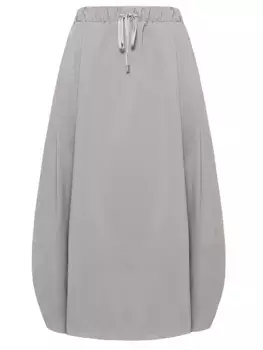 Юбка однотонная