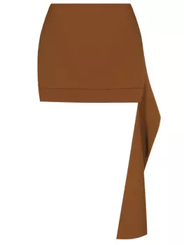 Юбка однотонная YUZEFI