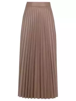 Юбка-плиссе из экокожи VASSA&CO