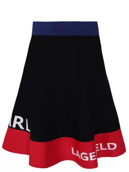 Юбка расклешенная с принтом