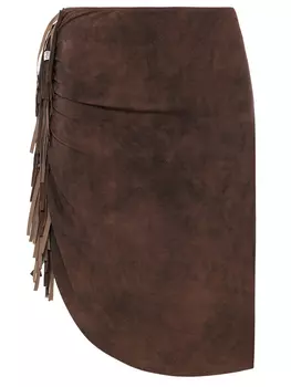 Юбка с бахромой NICOLE OLIVIER