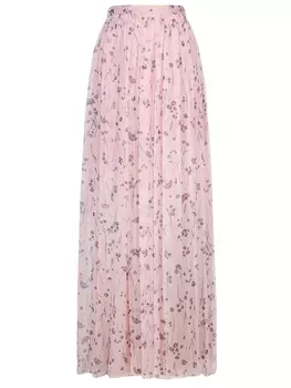 Юбка с цветочным принтом