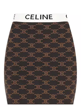 Юбка с принтом CELINE
